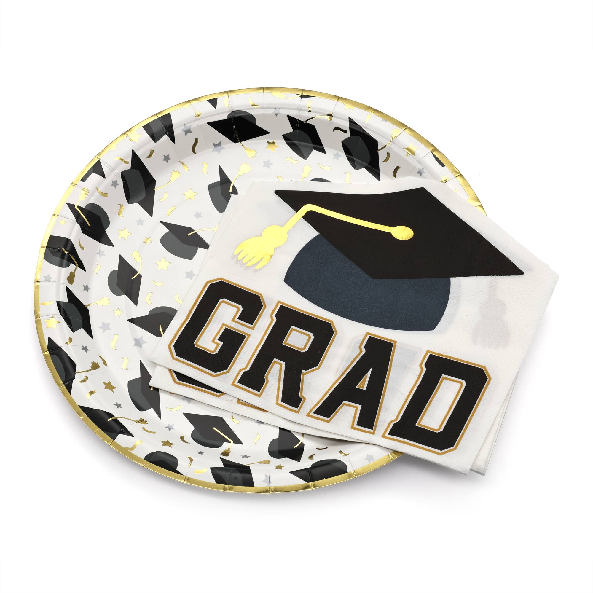 9" Graduation Cap Toss Dinner Plates, 10ct. by Celebrate It™